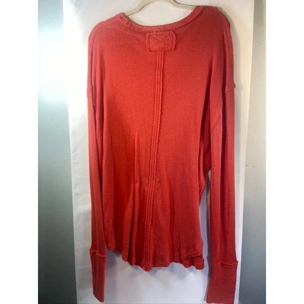 WE THE FREE WOMENS XLARGE RED LONG SLEEVE PULLOVER SWEATER NEW